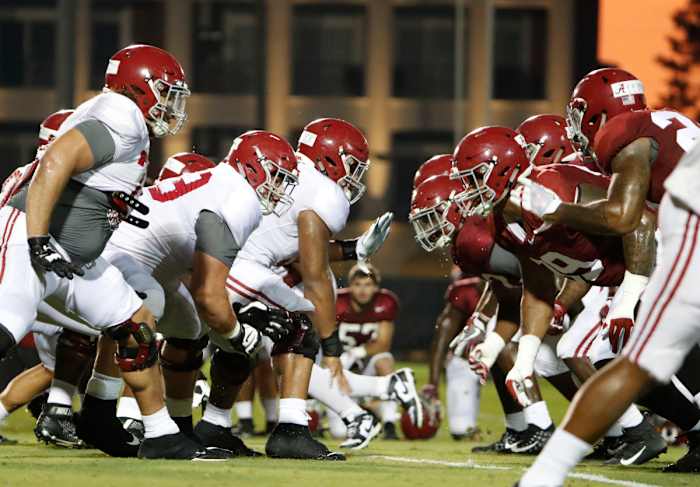 2019 Alabama football practice